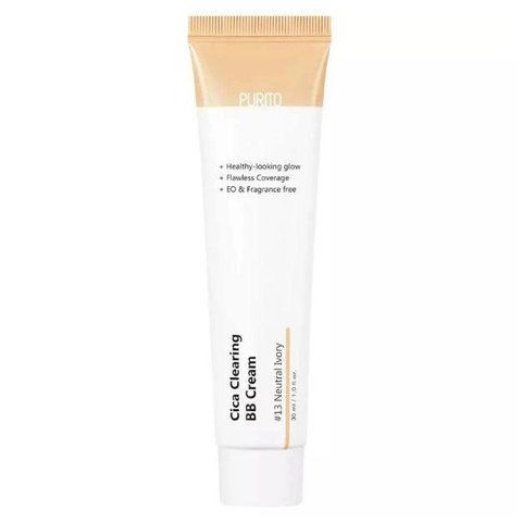 ВВ крем с экстрактом центеллы Purito Cica Clearing BB Cream (№13 Neutral) 30 мл 8809563101412 фото