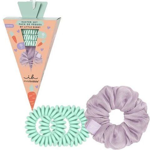 Подарочный набор (резинка SPRUNCHIE и 3 резинки ORIGINAL) Invisibobble My Little Bunny 4063528060549 фото