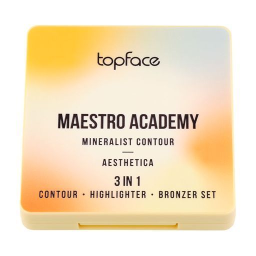 Палітра для контурингу Topface Maestro Academy Mineralist Contour 3в1, 001 Aesthetica, 8 г 8681217250741 фото
