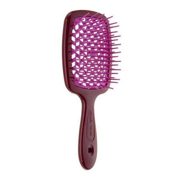Щітка для волосся бургундія з рожевим Janeke Superbrush Small 8006060662471 фото