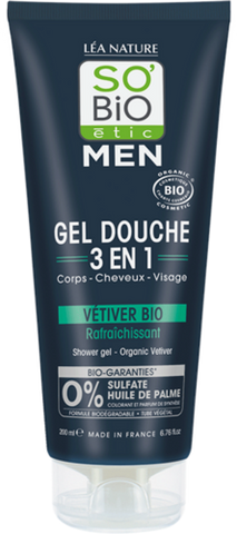 Lea Nature So Bio etic Гель для душа 3 в 1 Vetiver Bio для тела, лица и волос, 200 мл 761241242951391 фото