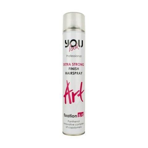 Лак для волос You Look Professional Art Extra Strong Finish Hairspray экстрасильной фиксации, 500 мл 8019653041324 фото