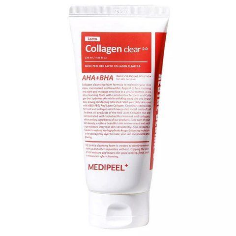 Пенка Medi-Peel Red Lacto Collagen Clear 2.0 для умывания с коллагеном 120 мл 8809409340098 фото