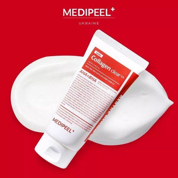 Пінка Medi-Peel Red Lacto Collagen Clear 2.0 для вмивання з колагеном 120 мл 8809409340098 фото