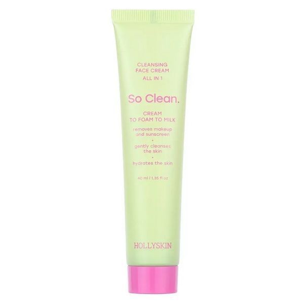 Матуючий сонцезахисний крем для обличчя HOLLYSKIN Dry Touch. SPF 50 Sun Cream 40 мл + Крем для щоденного очищення шкіри обличчя HOLLYSKIN So Clean. 40 мл 4820200425139 фото