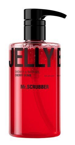 Гель для душу Mr.SCRUBBER Jelly Bubbles Cherry Bomb, 500 мл 4823109703575 фото