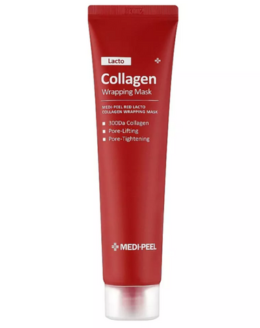 Маска-плівка для обличчя для звуження пор з колагеном Medi-Peel Red Lacto Collagen Wrapping Mask 70 8809409342504 фото