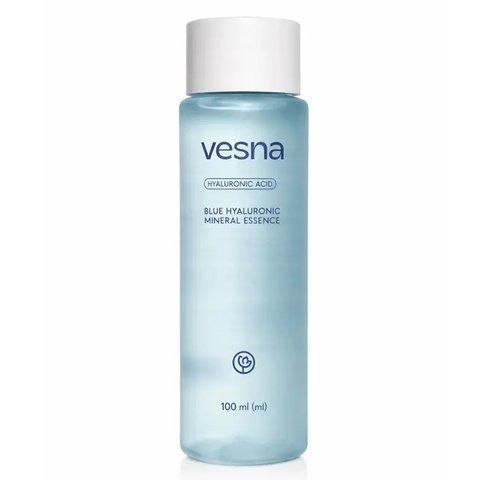 Минеральная гиалуроновая эссенция-тоник для лица Vesna Blue Hyaluronic Mineral Essence 100 мл 4820222663410 фото