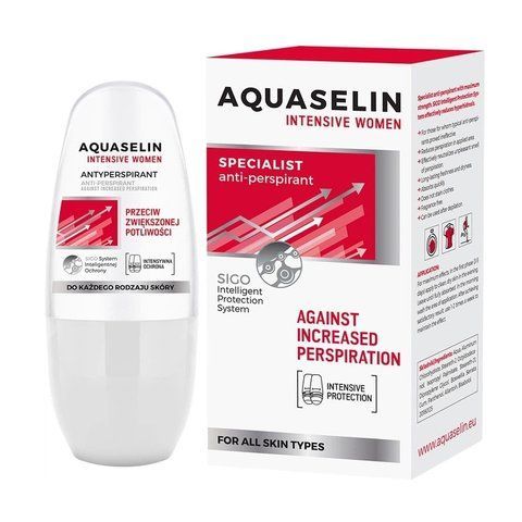 Антиперспірант Aquaselin Intensive Women Antyperspirant жіночий проти підвищеної пітливості 50 мл 5900116043746 фото