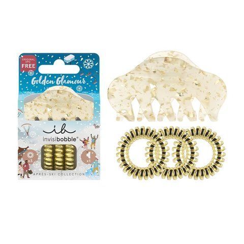 Подарунковий набір Invisibobble Gift Set Apres Ski Golden Glamour 4063528073129 фото