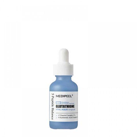 Зволожуюча ампула з глутатіоном для сяйва шкіри Medi-Peel Glutathione Hyal Aqua Ampoule 30ml 8809941820669 фото