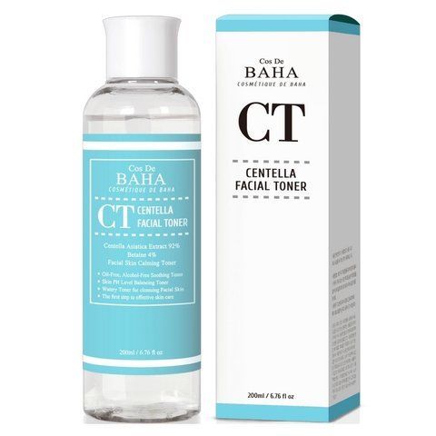 Тонер восстанавливающий с центелой для лица Cos De Baha CT Centella Facial Toner, 200 мл 8809240318423 фото