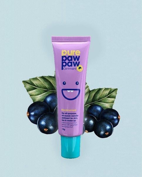 Восстанавливающий бальзам для губ "Черная смородина" Pure Paw Paw Blackcurrant 25 г 9329401000398 фото
