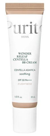 ВВ крем с экстрактом центеллы Purito Seoul Wonder Releaf Centella BB Cream №21 Light Beige, 30 мл 8809563103690 фото