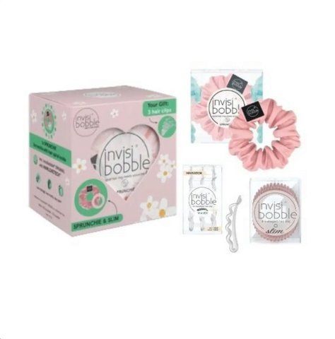 Подарунковий набір (резинка SPRUNCHIE, резинки SLIM та заколки WAVER) Invisibobble Easter Besties 4063528050144 фото