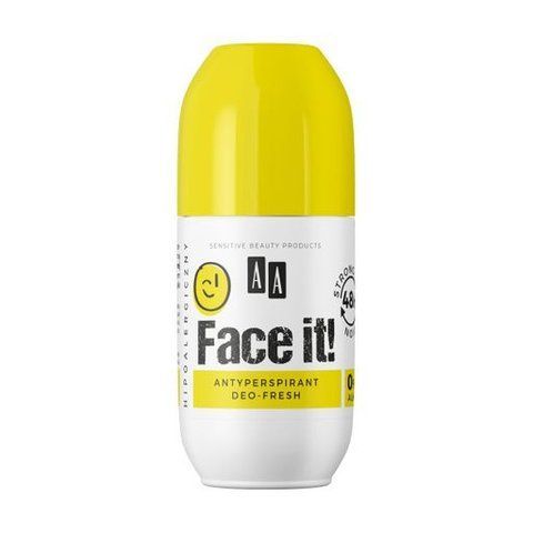 Кульковий антиперспірант AA Face It! Antyperspirant Deo-Fresh жіночий, 50 мл 5900116093116 фото
