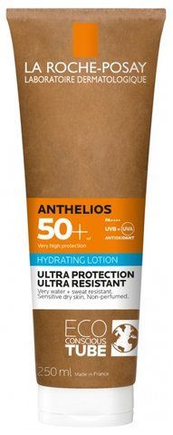 Зволожуюче сонцезахисне молочко La Roche-Posay Anthelios Lait Hydratant SPF50+ 250 мл 3337875761123 фото