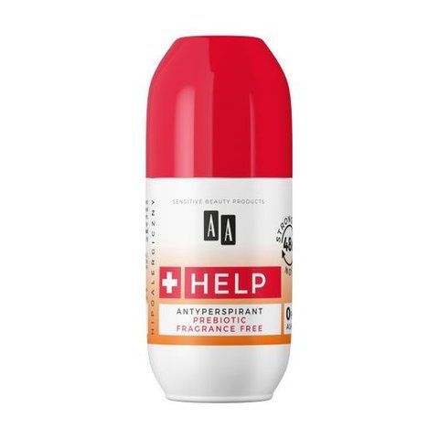 Кульковий антиперспірант AA + Help Antyperspirant Prebiotic Fragrance Free жіночий, 50 мл 5900116093017 фото