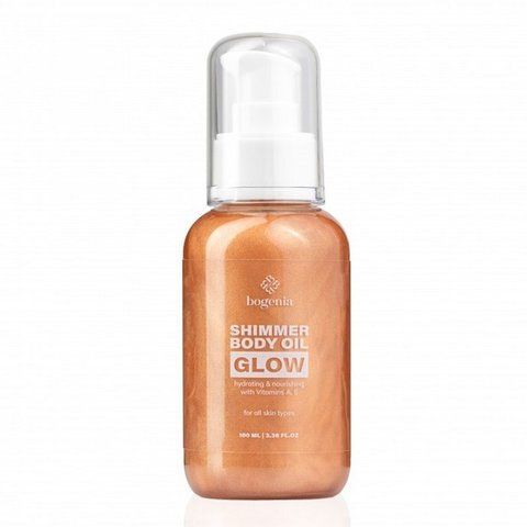 Олія для тіла з шиммером Bogenia Glow Shimmer Body Oil BG424 №002, 100 мл 4823124407106 фото