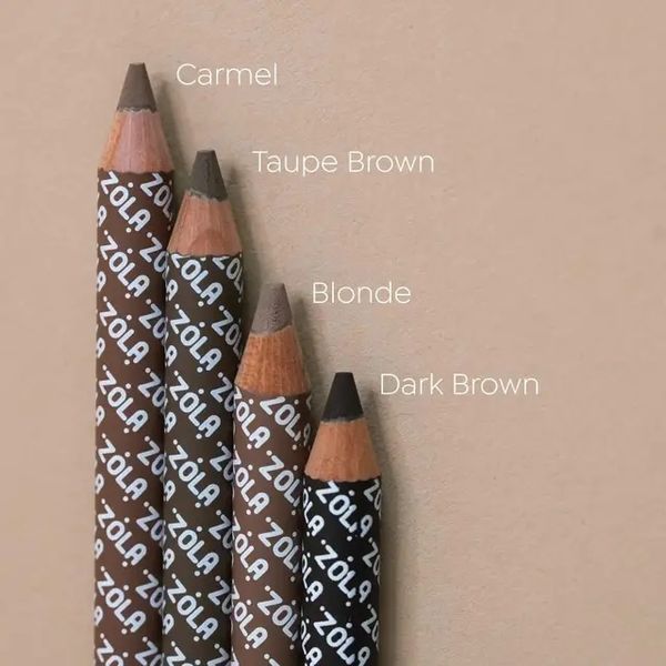 Олівець для брів пудровий ZOLA Powder Brow Pencil Blonde 4820227161935 фото