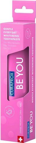 Зубная отбеливающая паста Curaprox Be You Арбуз со вкусом арбуза с ментоловыми шариками 60 мл 7612412429497 фото