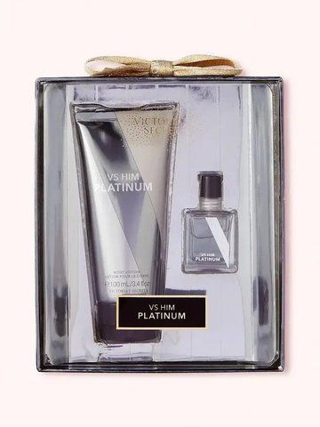 Подарочный набор для мужчин Victoria's Secret VS Him Platinum 667555057288 фото