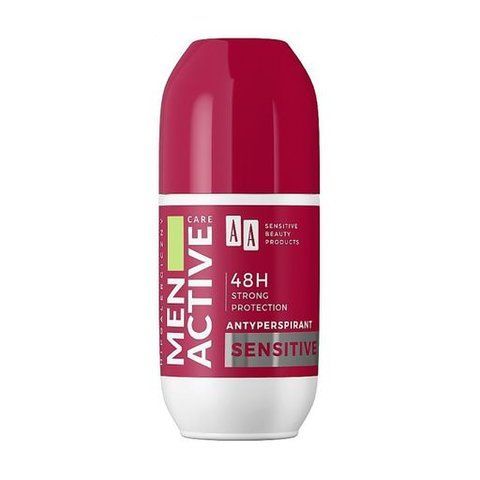 Кульковий антиперспірант AA Men Active Care Antyperspirant Sensitive чоловічий, 50 мл 5900116093123 фото