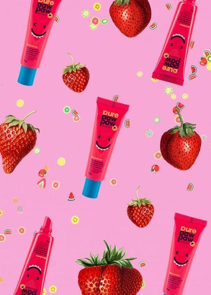 Відновлюючий бальзам для губ "Полуниця" Pure Paw Paw Strawberry 15 г 9329401000251 фото