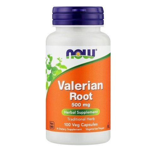 Корінь валеріани NOW Foods Valerian Root 500 mg, 100 капсул 733739047700 фото