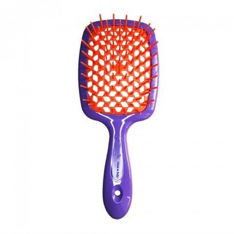 Щітка Janeke Superbrush Фіолетова середина оранжева 8006060541967 фото