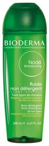 Шампунь без миючих засобів для всієї родини Bioderma Nod&eacute; Non Detergent Fluid Shampoo 200мл BIR0559 фото