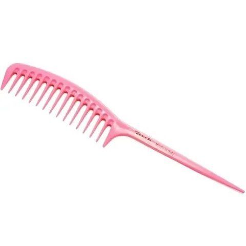 Гребінець Janeke FASHION COMB рожевий неон 8006060651666 фото