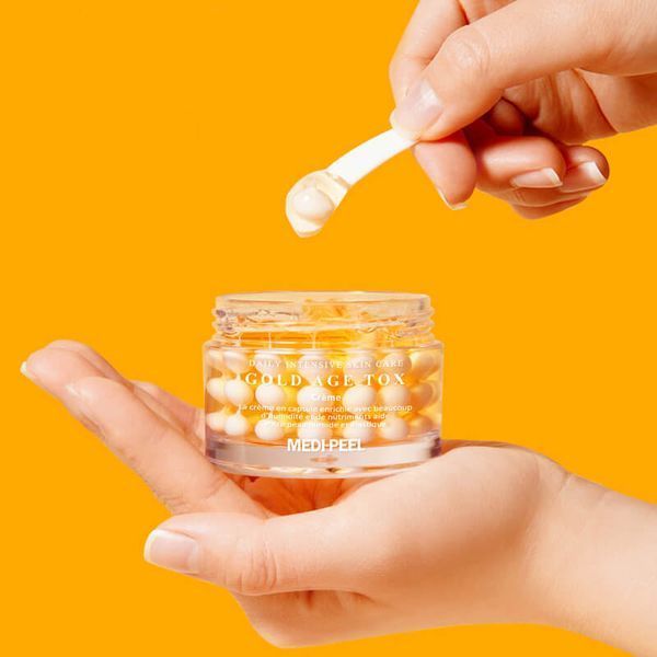 Антивозрастной ночной крем Medi-Peel Gold Age Tox Cream с питательными капсулами 50 мл 8809409347127 фото