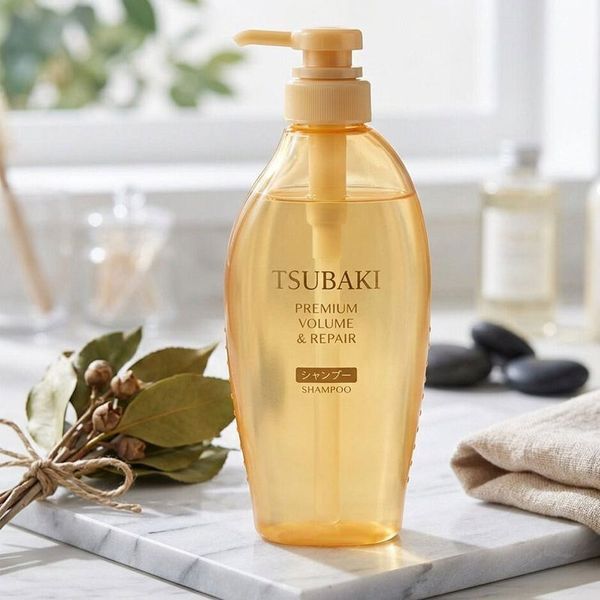 Шампунь Об'єм і відновлення волосся Tsubaki Premium Volume & Repair Shampoo 450 мл 4550516485410 фото