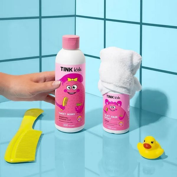Спрей для легкого расчесывания волос Tink kids Silky Hair Spray, 150 мл 4823109410312 фото
