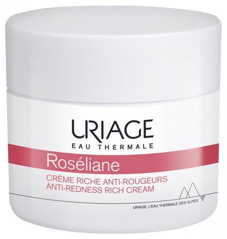 Денний крем для чутливої шкіри схильної до почервонінь Uriage Ros&eacute;liane Anti-Redness Rich Cream 50мл URI1295 фото