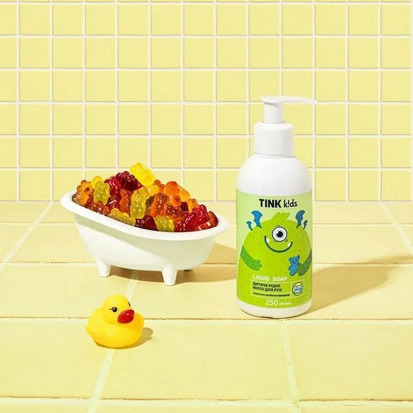 Детское жидкое мыло для рук Tink kids Gummy Bears Liquid Soap, 250 мл 4823109410718 фото