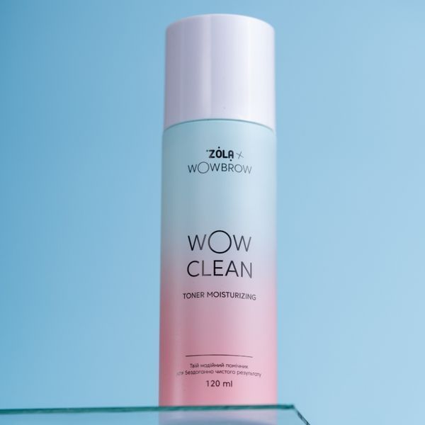 Професійний очищуючий тонер для очей ZOLA x WowBrow Wow Clean Moisturizing Toner 120 мл 4820227166473 фото