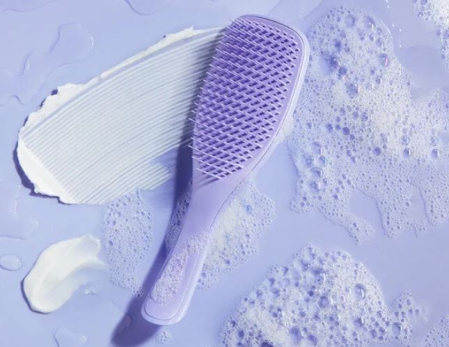 Щетка для волос Tangle Teezer The Wet Detangler Natural Curly Purple Passion 5060630044343 фото