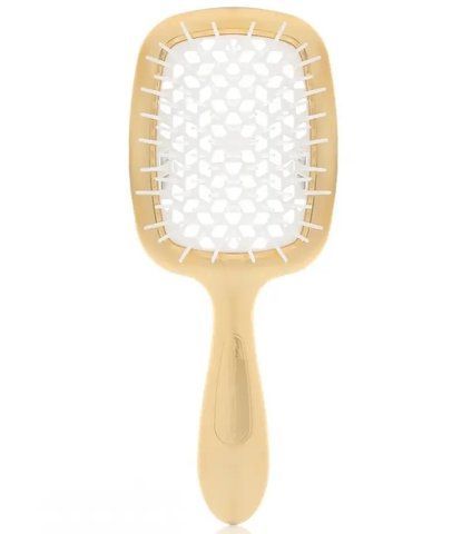 Гребінець для волосся - Janeke Superbrush Limited, золото з білим 8006060610267 фото