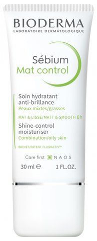 Мотивирующее увлажняющее средство Bioderma S&eacute;bium Mat Shine Control Moisturiser 30мл BRM018 фото