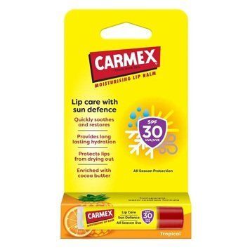 Бальзам для губ CARMEX со вкусом тропических фруктов, сток 4,25 г 083078018160 фото