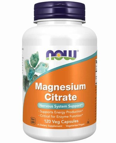 Магній цитрат Magnesium Citrate NOW Foods 120 капсул 733739012944 фото
