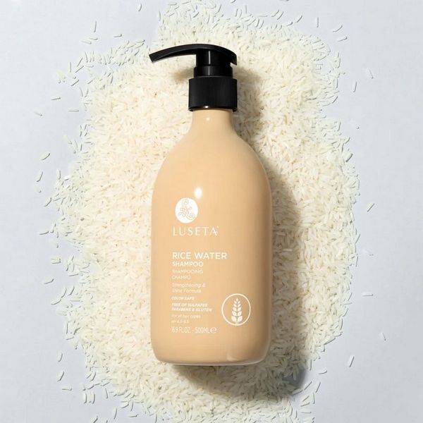 Восстанавливающий шампунь с рисовой водой Luseta Beauty Rice Water Shampoo, 500 мл 810041443717 фото