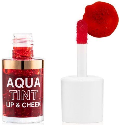 Рідка помада для губ TopFace Aqua Tint Lip&Cheek, 01 - Cherry Jam, 10 мл 8681217255661 фото
