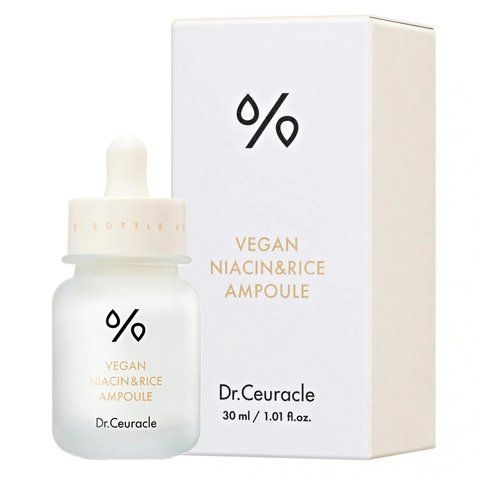 Ампульная сыворотка для лица с ниацинамидом и экстрактом риса Dr.Ceuracle Vegan Niacin and Rice Ampoule 30 мл 8806133616482 фото