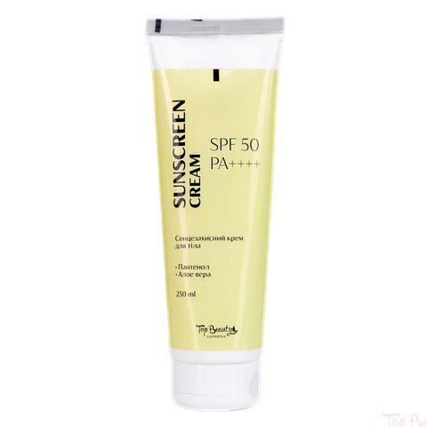 Сонцезахисний крем для тіла Top Beauty Sunscreen Cream SPF 50 / PA++++ 250 мл 2000000115245 фото