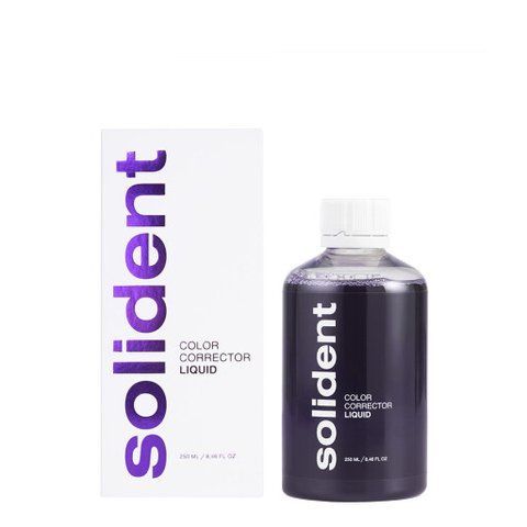 Ополаскиватель для полости рта с эффектом отбеливания зубов Solident Color corrector liquid 250 мл 4823109702530 фото