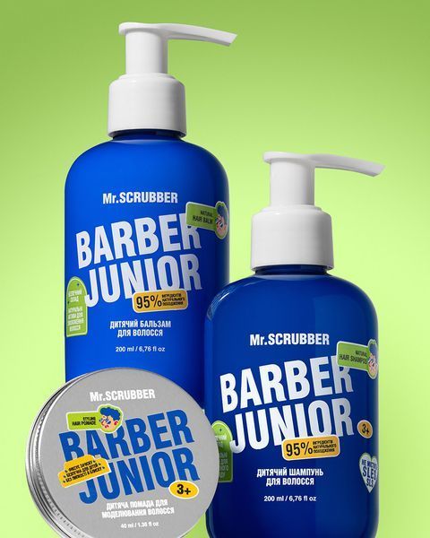 Детский шампунь для мальчиков Mr.SCRUBBER Barber Junior Shampoo, 200 мл 4823109703551 фото